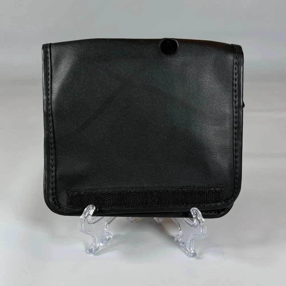 VTG Sony TCD-D8 DAT Walkman Protective Pouch Case Black Leather Retro Y2K Tech